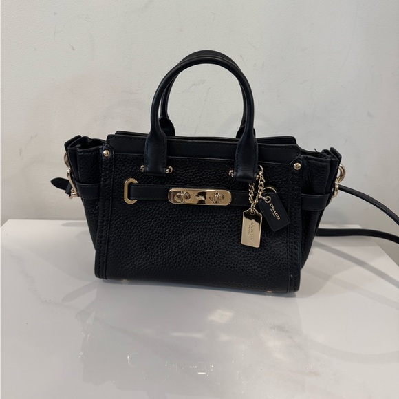 Coach Swagger 20 Mini Pebbled Leather Crossbody - Picture 2 of 14